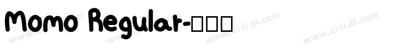 Momo Regular字体转换